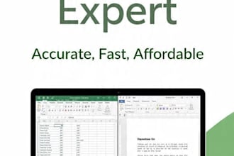 do fast and accurate data entry and typing for you