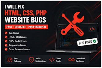 fix your website bugs and errors
