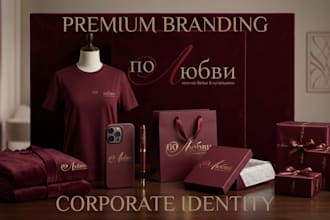 design a premium brand identity