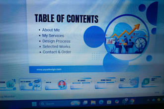 design a professional and modern presentation for your business