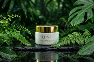 create luxury ai skincare product photos for ecommerce