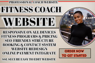 fitness coach website personal trainer site gym trainer site health and fitness