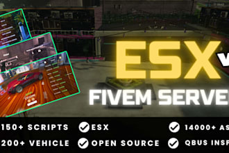 develop or modify your fivem esx server