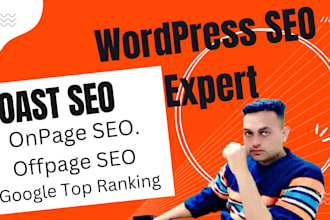 design wordpress website and do on page yoast seo