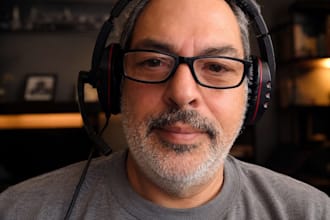 record a professional greek male voice over