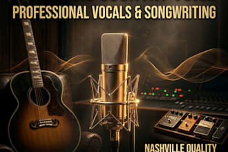 record professional male country vocals with emotional storytelling