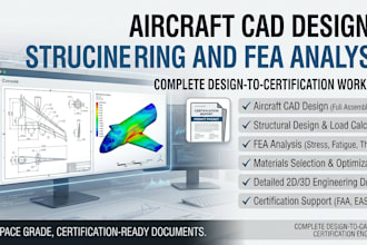 do cad aircraft design, structural design, and fea analysis