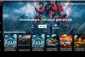 develop iptv app ui design iptv ott platform smart tv app panel