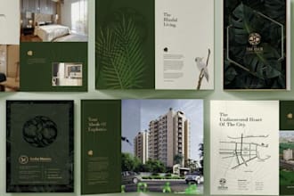 design commercial land investment marketing im, luxury property om booklet