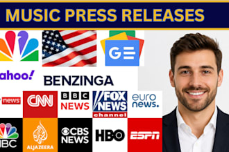 do music press release writing PR distribution submit US UK music press release