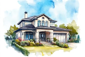 turn your home into watercolor painting
