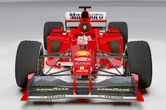 f1 car sculpt,vehicle chassis design,bodykit stl,truck model,suv,glb car for web