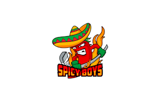 design hockey spicy boys logo