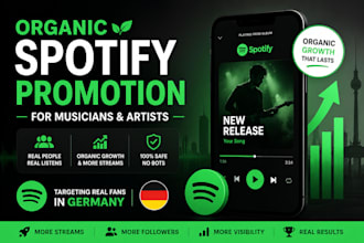 organic spotify promotion in germany for musicians and artists