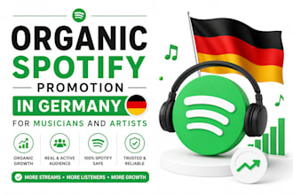 organic spotify promotion in germany for musicians and artists