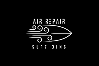 design fantastic surf repair product logo