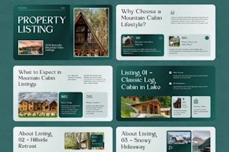 design real estate land investment marketing im, luxury property om pitch deck