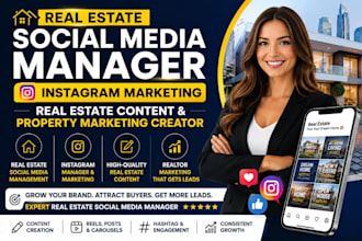 real estate social media manager,realtor instagram marketing
