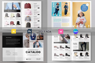 design custom fashion kid plus size clothing fab catalog brochure guide lookbook