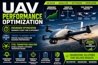 uav endurance optimization thrust weight ratio vtol transition analysis