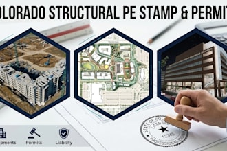 obtain a colorado, pe structural engineering stamp