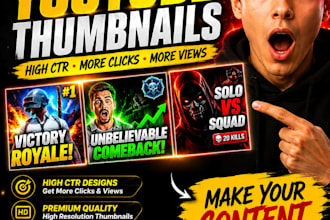 design eye catching thumbnails