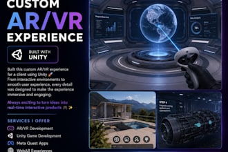 unity apps and ar VR game development