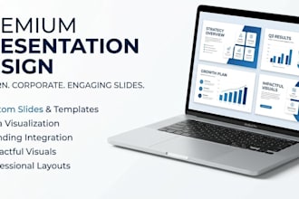 design modern canva and powerpoint presentation slides