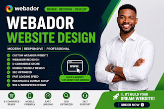 design webador website webador redesign hostinger wix wordpress website design