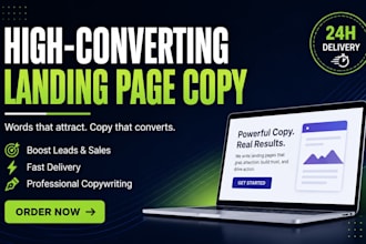 write persuasive landing page copy for your business