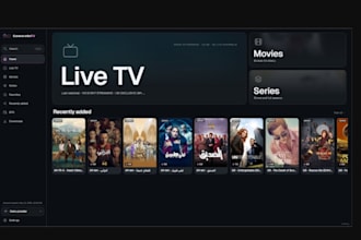 custom iptv app development for android, ios, smart TV and ready to launch