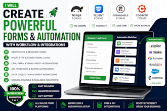 create ninja forms fluent forms formidable forms and cognito forms automation
