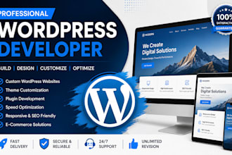 design a resposive wordpress website for author and artists