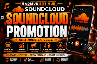 promote soundcloud music via organic soundcloud promotion to reach listeners