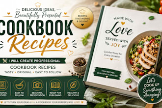 do cook book formatting