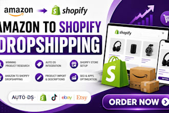 do amazon to shopify dropshipping and winning product research
