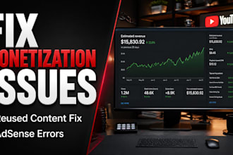 fix youtube reinstatement adsense and monetization issues
