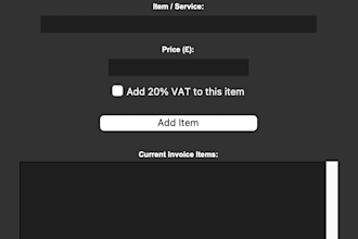 build a personalized PDF invoice generator desktop app