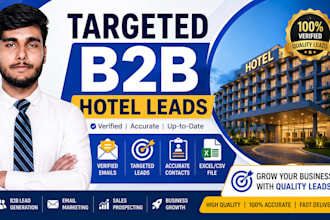 hotel email list b2b lead generation