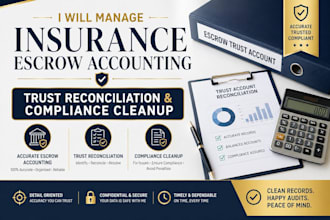 handle insurance escrow accounting trust reconciliation and cleanup