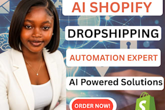 build a high converting ai shopify dropshipping store