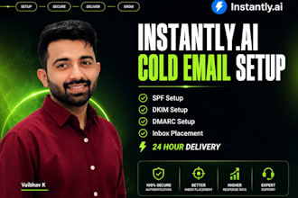 setup instantly ai for cold email outreach and manage campaigns