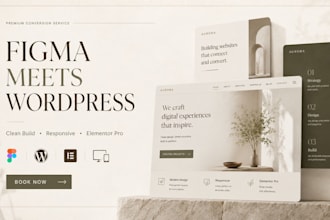 figma to wordpress landing page design, pixel perfect layout