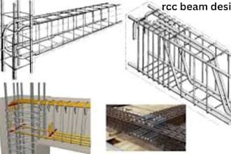 do rcc beam design, structural analysis and reinforcement detailing for UK