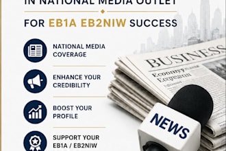 do media coverage in national media outlet for eb1a eb2niw success