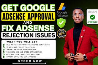get google adsense approval and fix adsense rejection issues