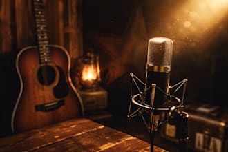 sing emotional acoustic country songs and record heartfelt