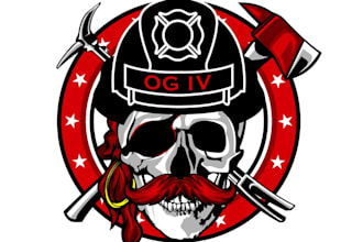 design amazing skull logo
