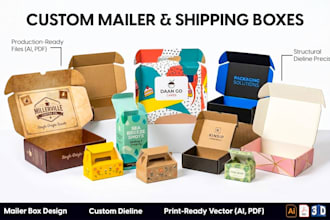 design subscription box packaging and mailer boxes
