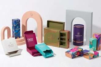 design retail box packaging, shipping box, and custom mailer box